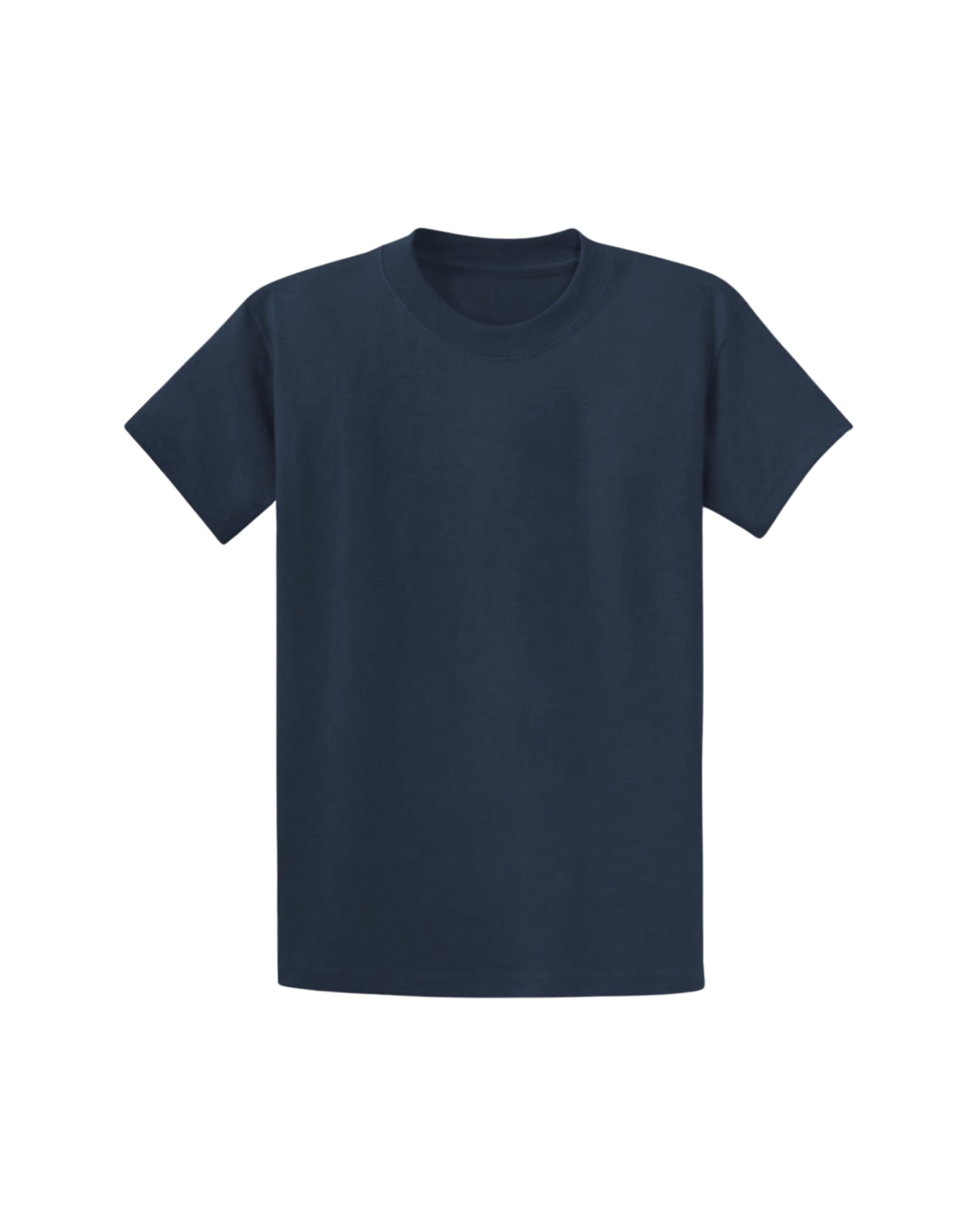 Navy Blue Regular T-Shirt – 180 GSM Pima Cotton | Bostrowear