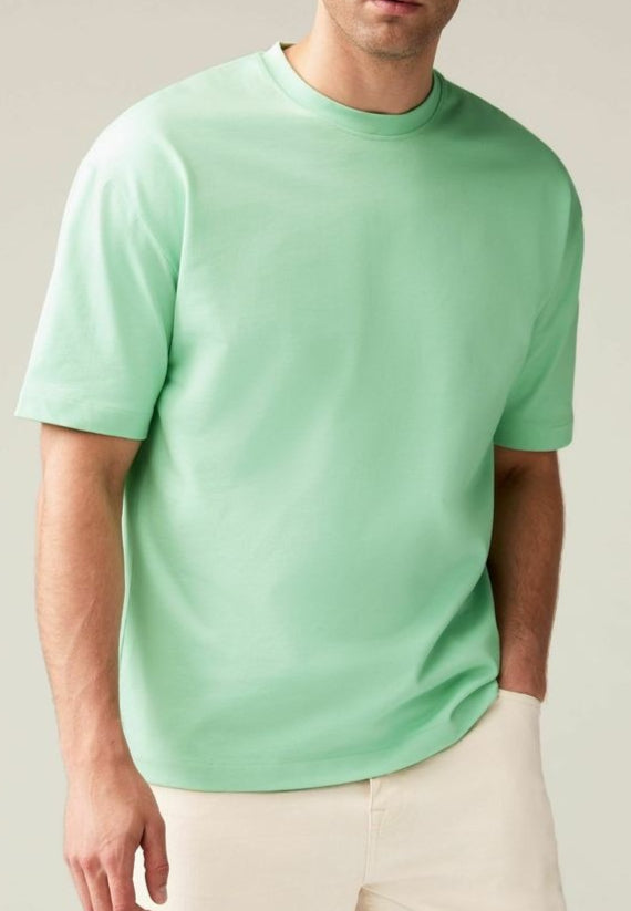 Mint blue unisex regular t-shirt in 180 GSM cotton – soft Y2K vibe