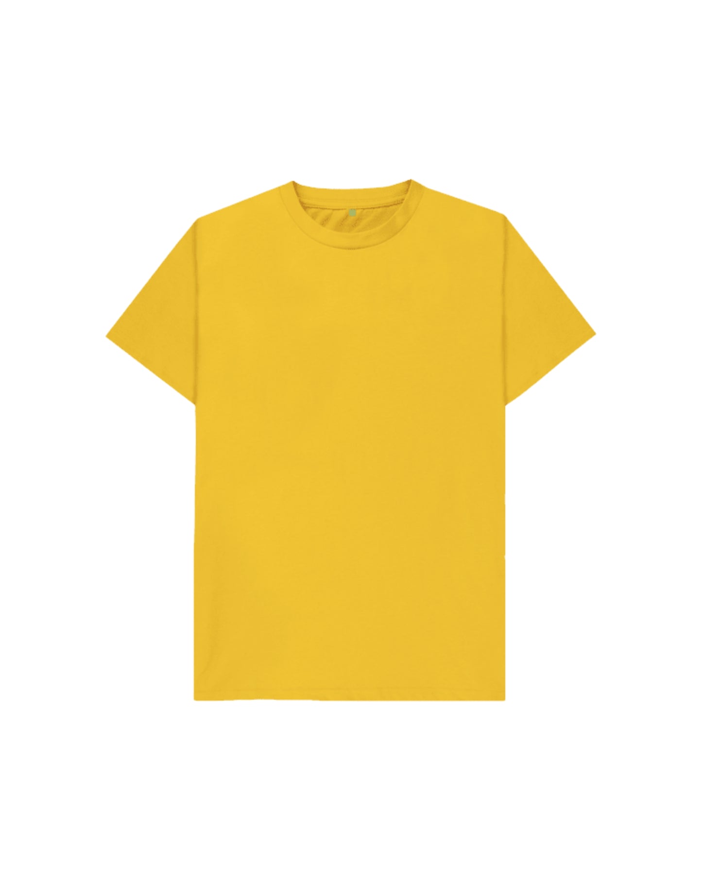 Yellow Regular solid T-Shirt – 180 GSM Pima Cotton | Bostrowear