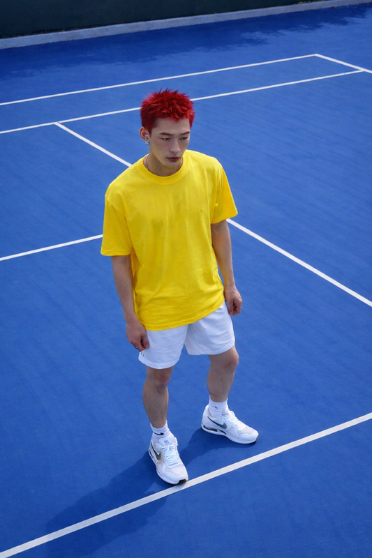Regular solid T-shirt | 100% Cotton | Yellow | Unisex