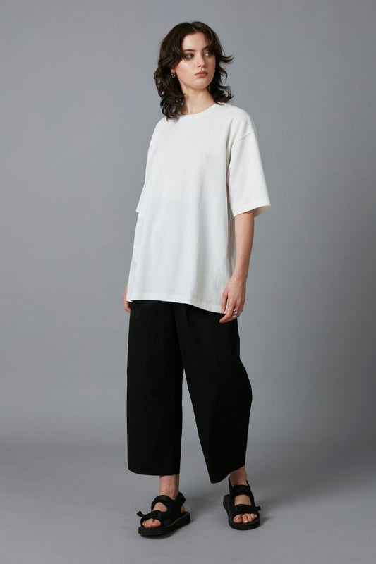 White Oversized T-Shirt – 240 GSM Heavy Cotton | Bostro